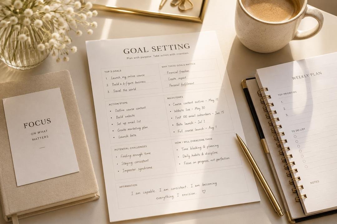 The Benefits of Goal-Setting Worksheets