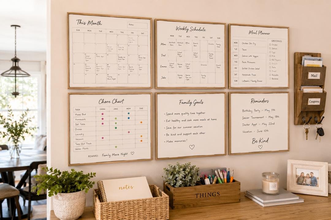 How Family Printables Bring More Order to Everyday Life